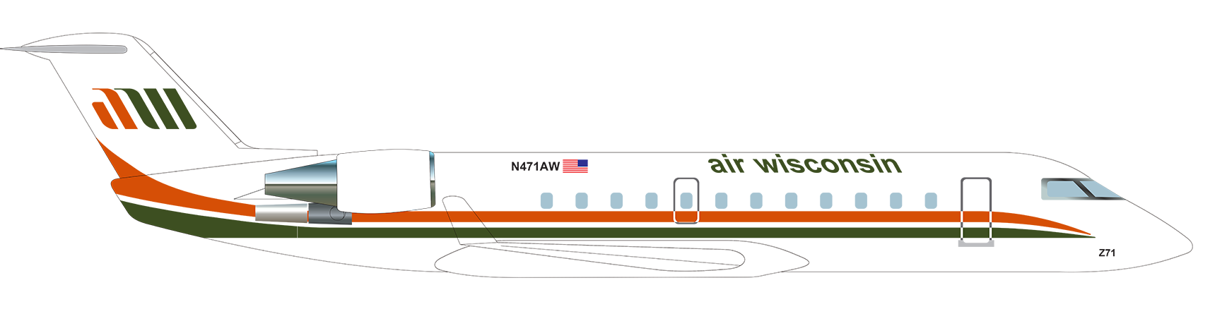 CRJ200 graphic